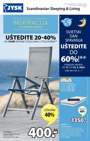 JYSK katalog - 17.03.2022. - 30.03.2022.