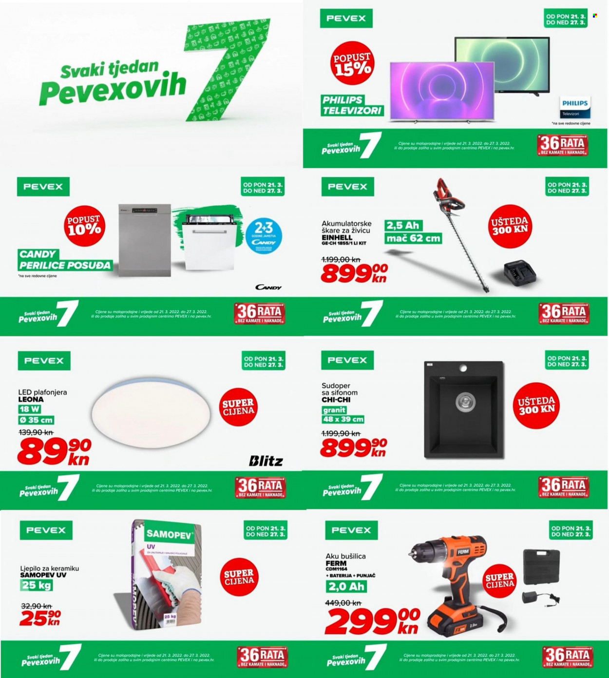 Pevex katalog - 21.03.2022. - 27.03.2022. Stranica 1