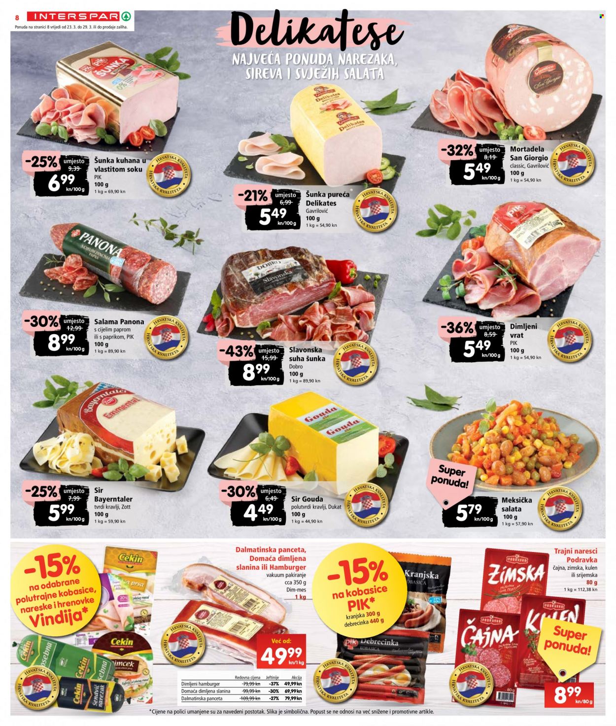 INTERSPAR katalog - 23.03.2022. - 29.03.2022. Stranica 8