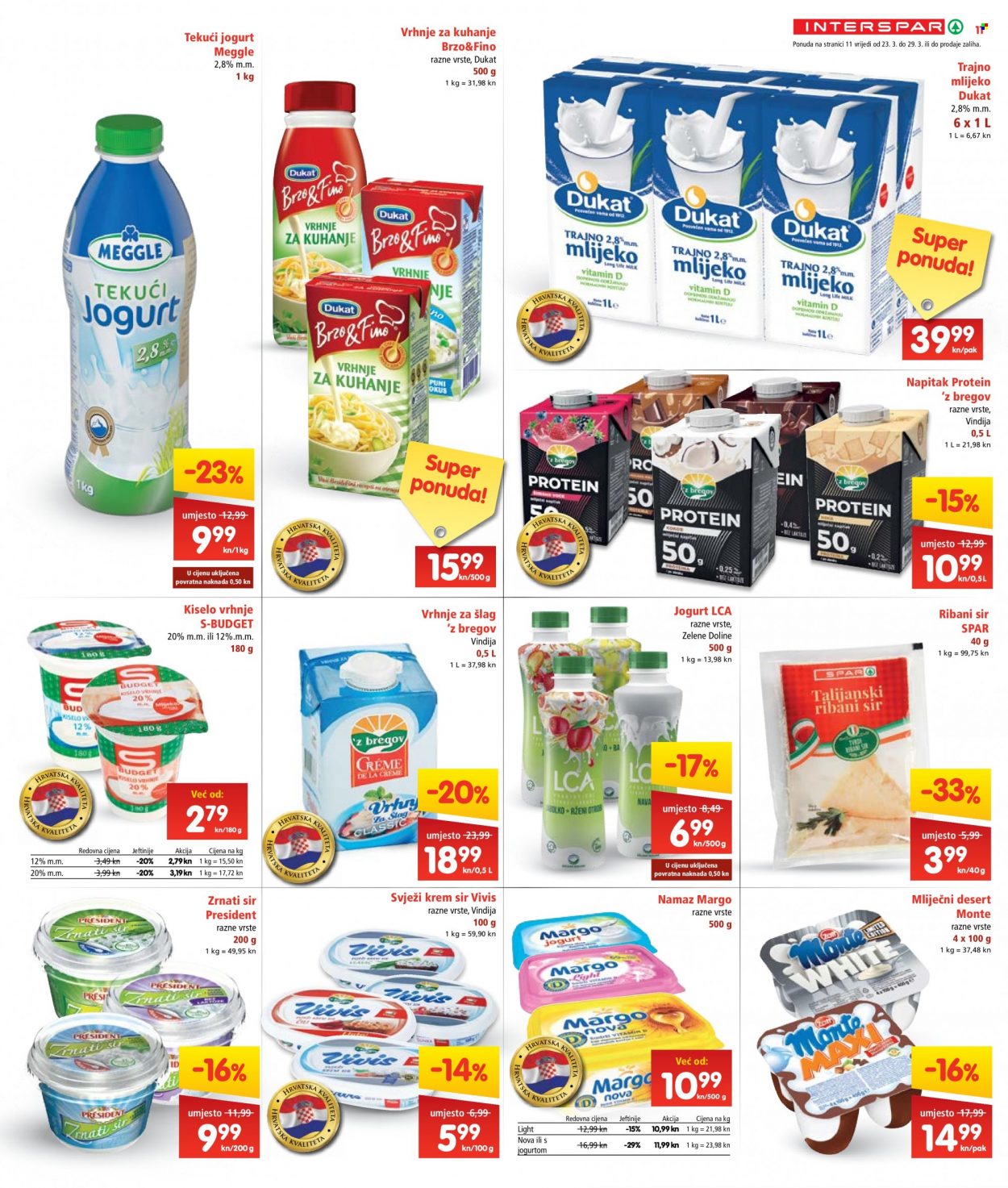 INTERSPAR katalog - 23.03.2022. - 29.03.2022. Stranica 11