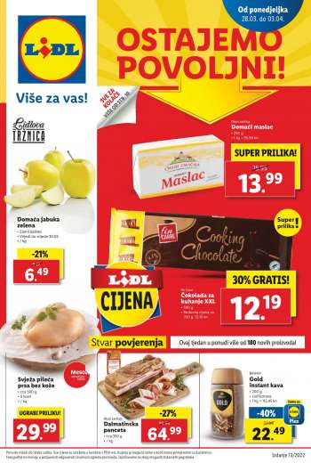 Lidl katalog - 28.03.2022. - 03.04.2022.