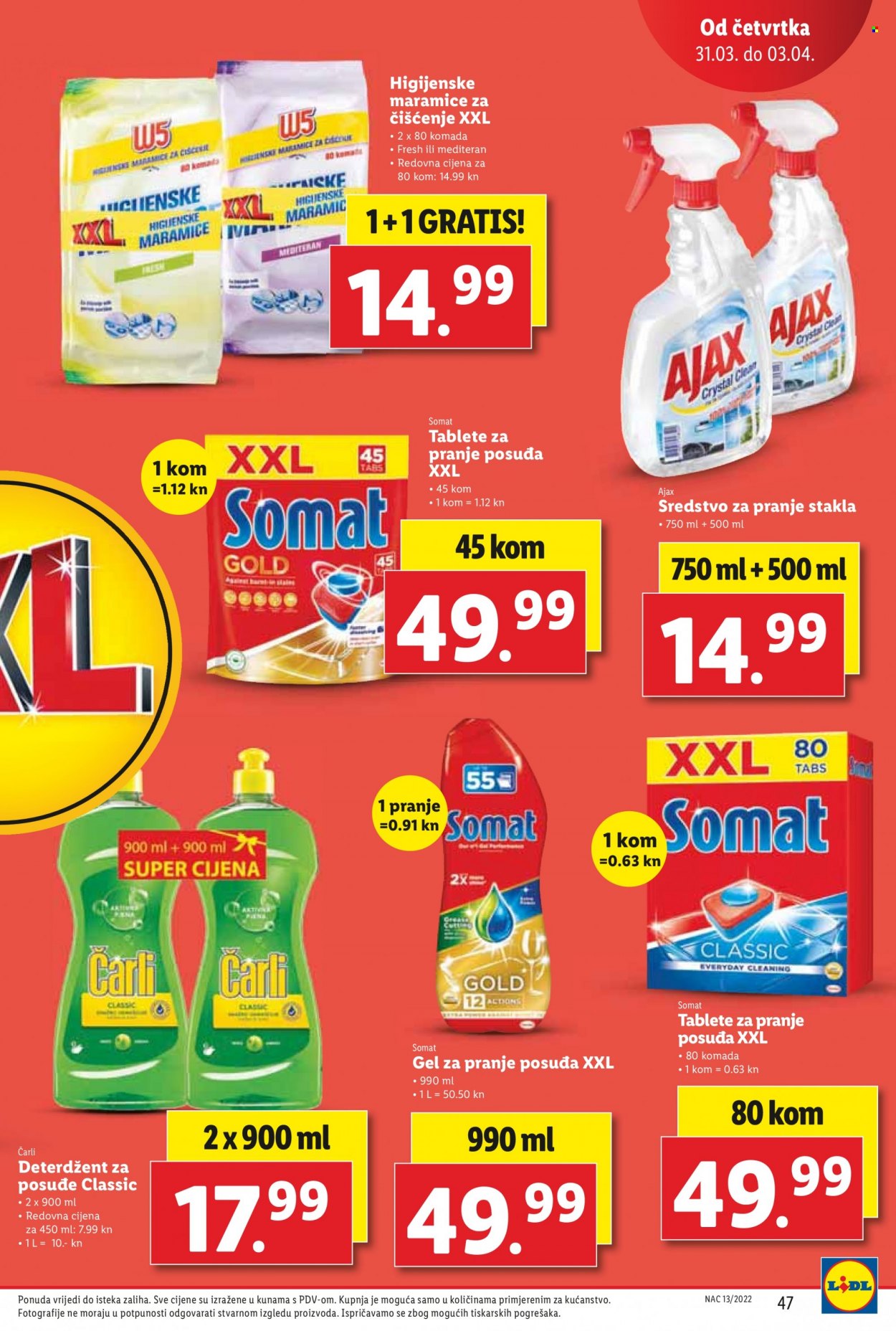 Lidl katalog - 28.03.2022. - 03.04.2022. Stranica 47