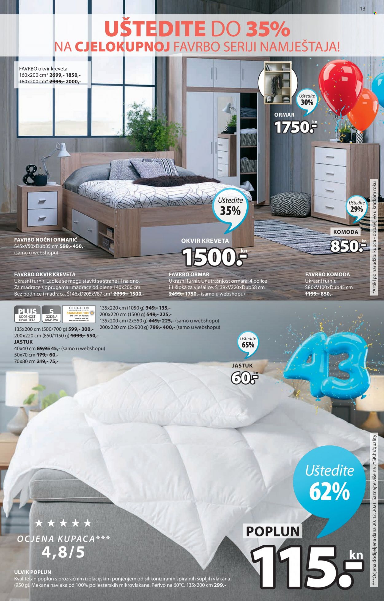 JYSK katalog - 24.03.2022. - 06.04.2022. Stranica 13