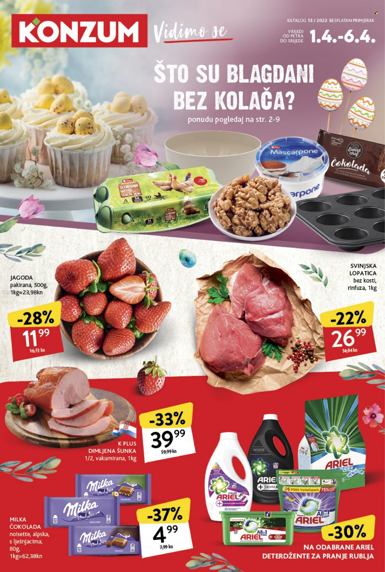 Konzum katalog - 01.04.2022. - 06.04.2022. Stranica 1