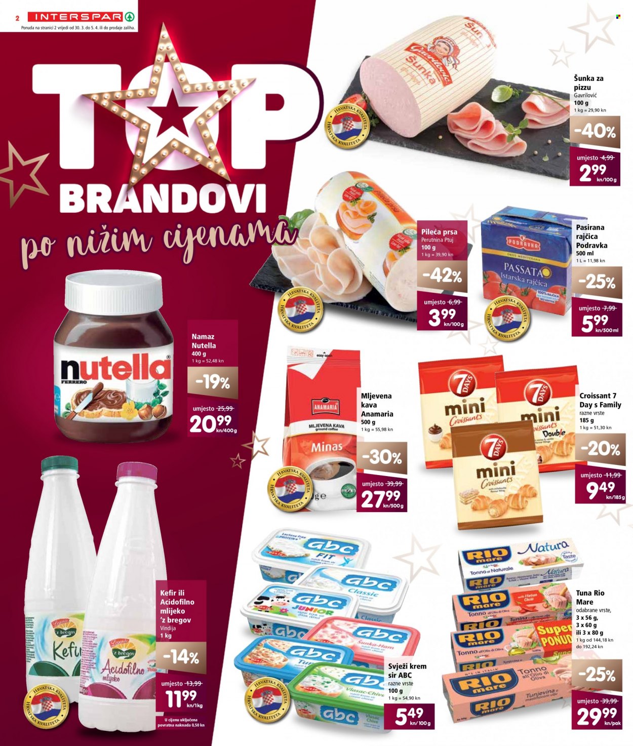 INTERSPAR katalog - 30.03.2022. - 05.04.2022. Stranica 2