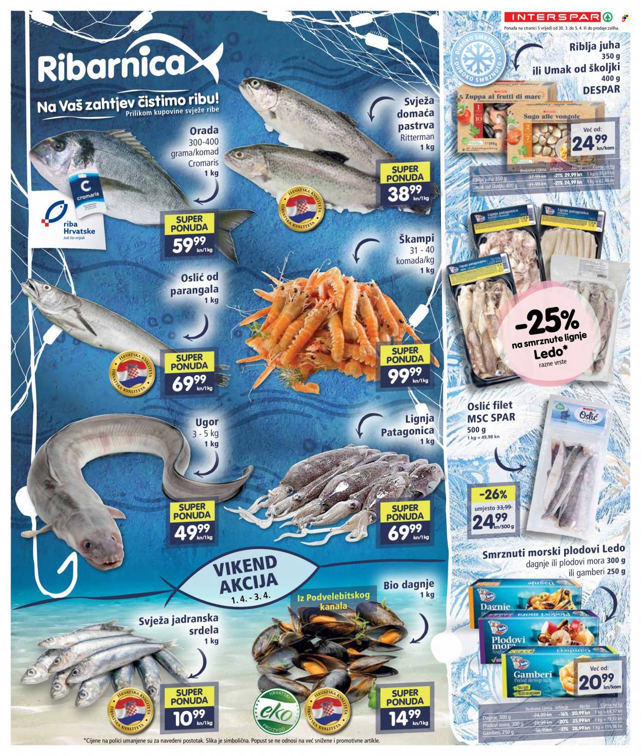 INTERSPAR katalog - 30.03.2022. - 05.04.2022. Stranica 5