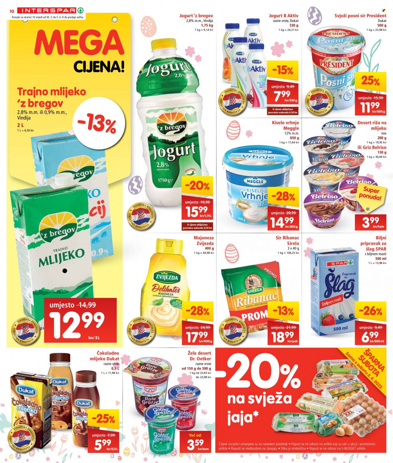 INTERSPAR katalog - 30.03.2022. - 05.04.2022. Stranica 10