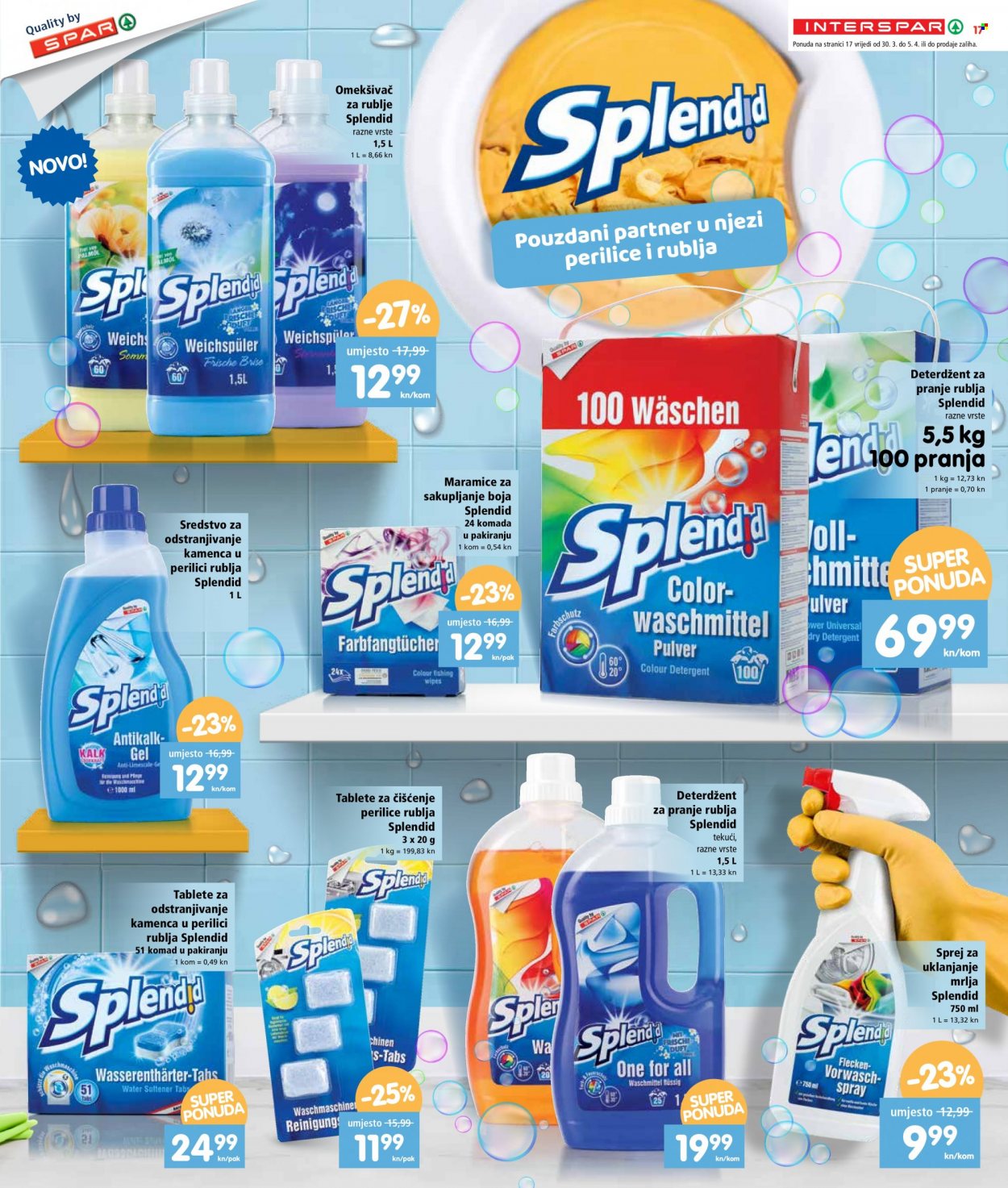 INTERSPAR katalog - 30.03.2022. - 05.04.2022. Stranica 17