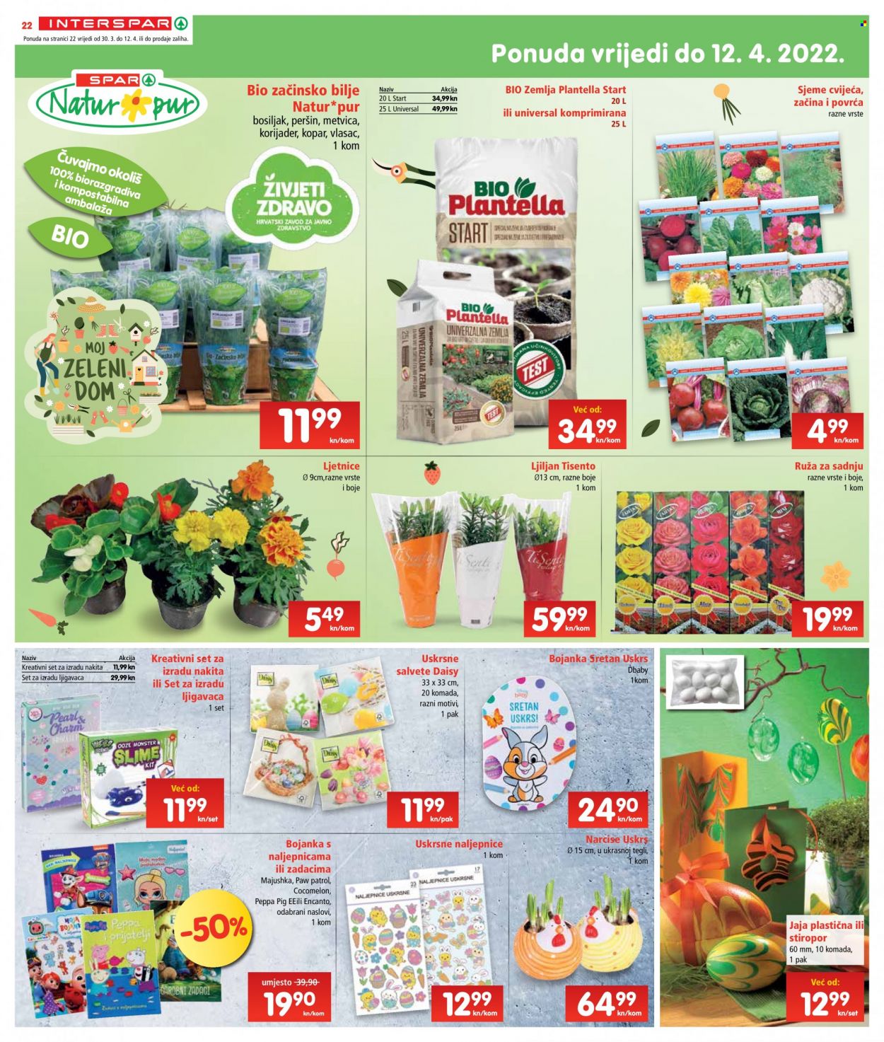 INTERSPAR katalog - 30.03.2022. - 05.04.2022. Stranica 22