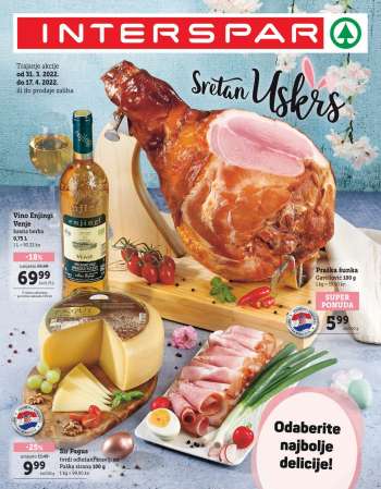 INTERSPAR katalog - 31.03.2022. - 17.04.2022.