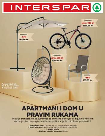 INTERSPAR katalog - 30.03.2022. - 19.04.2022.