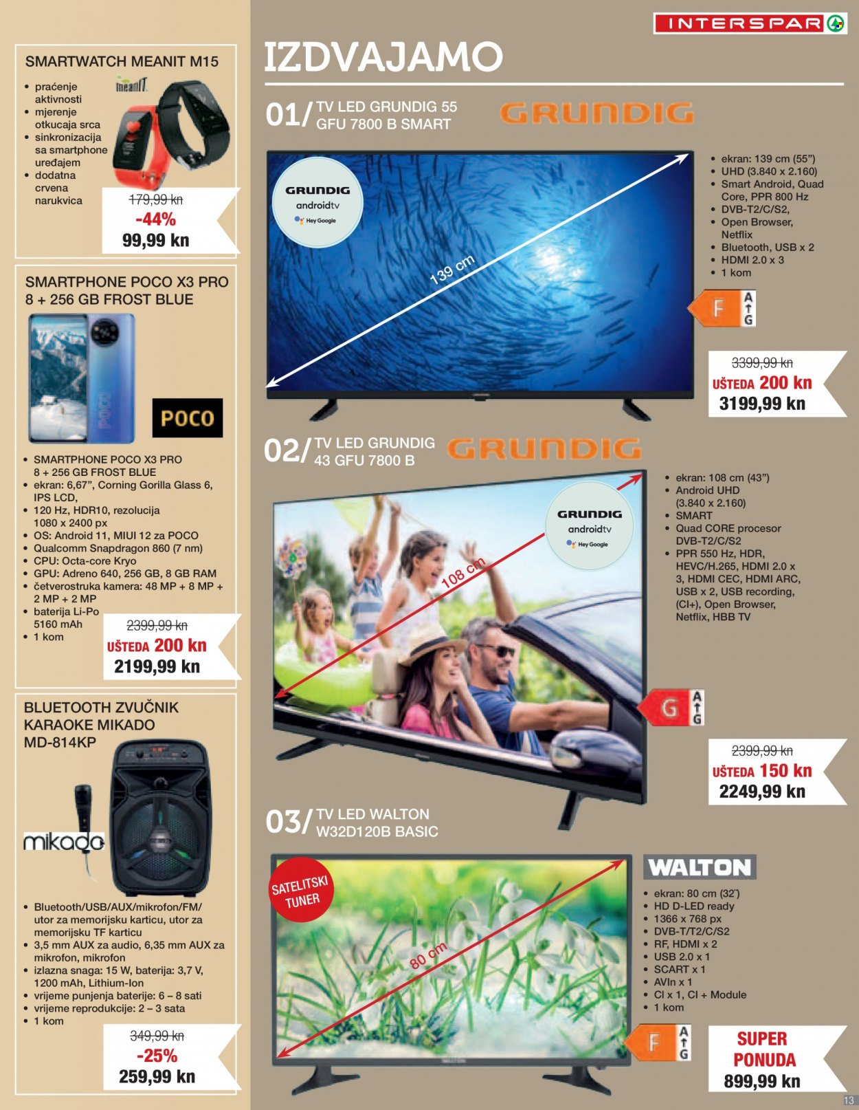 INTERSPAR katalog - 30.03.2022. - 19.04.2022. Stranica 13