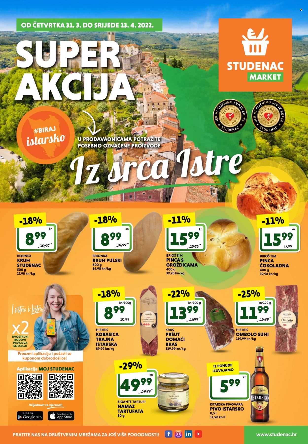Studenac katalog - 31.03.2022. - 13.04.2022. Stranica 1