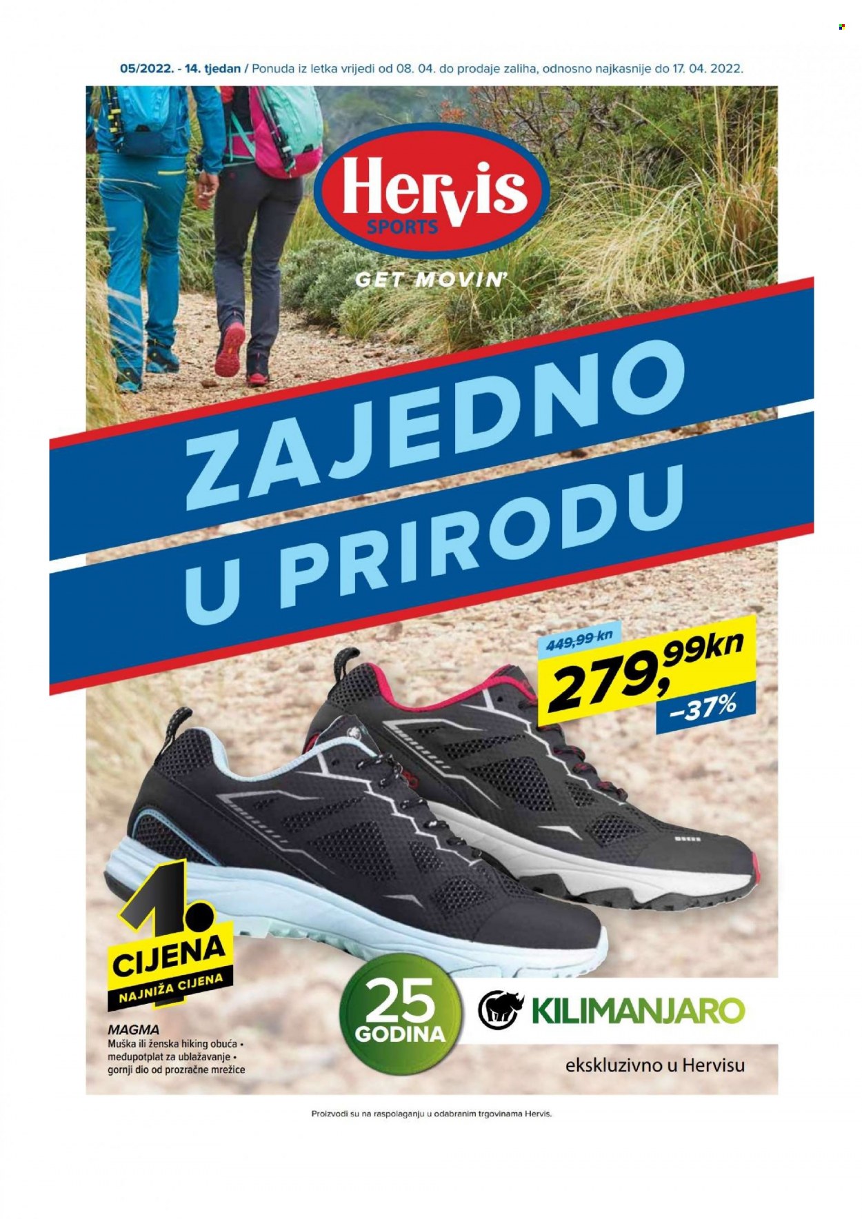 Hervis katalog - 08.04.2022. - 17.04.2022. Stranica 1