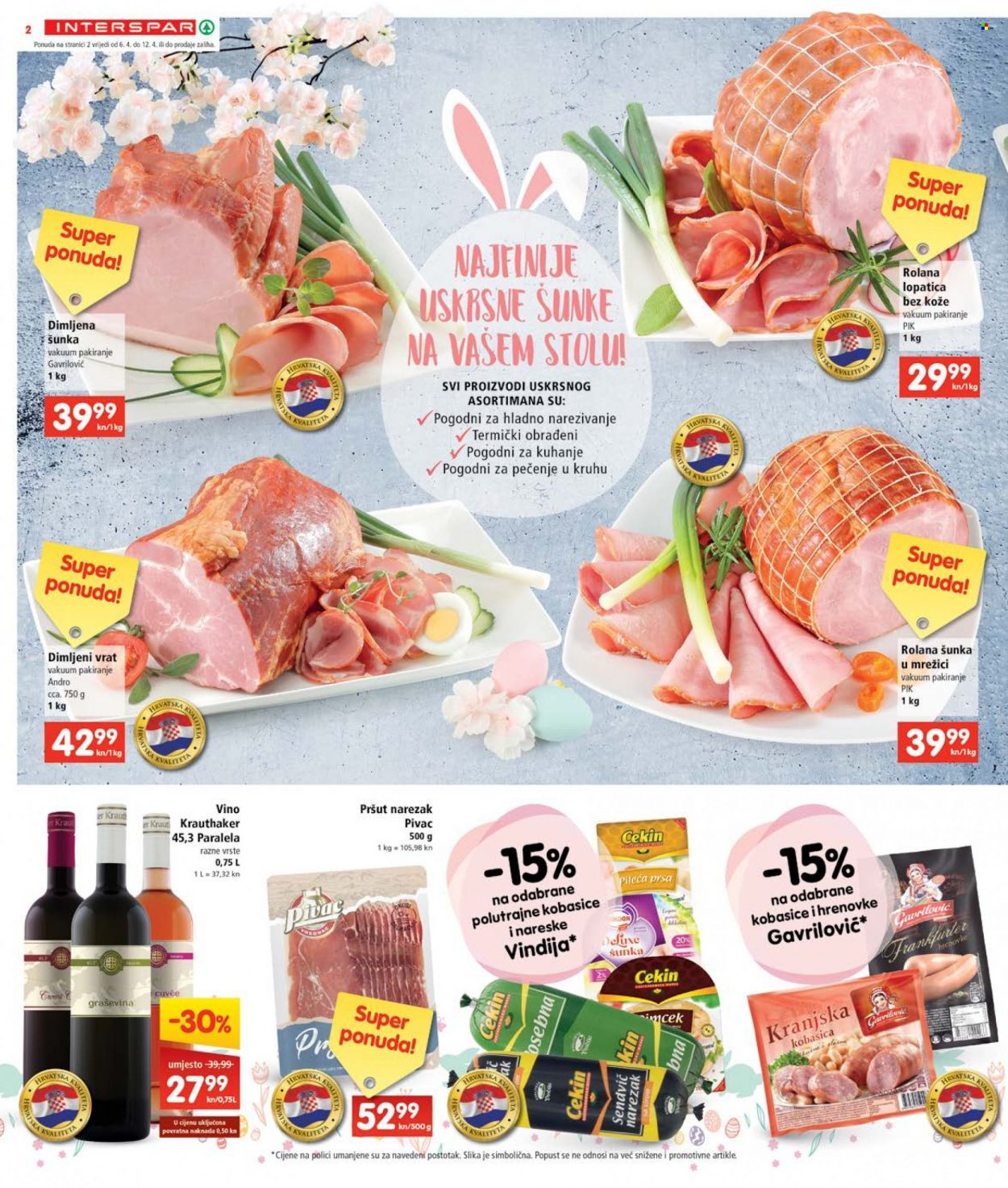 INTERSPAR katalog - 06.04.2022. - 12.04.2022. Stranica 2