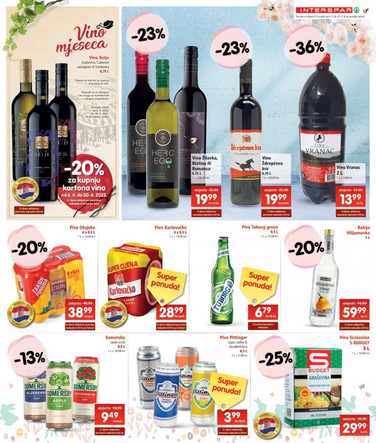 INTERSPAR katalog - 06.04.2022. - 12.04.2022. Stranica 13