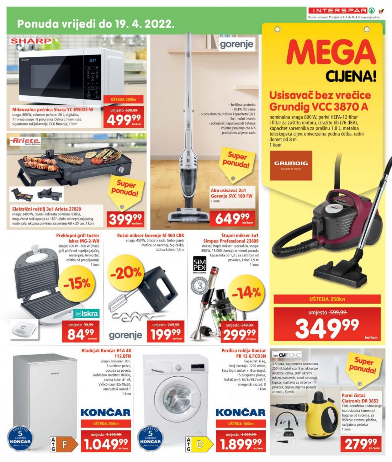 INTERSPAR katalog - 06.04.2022. - 12.04.2022. Stranica 15