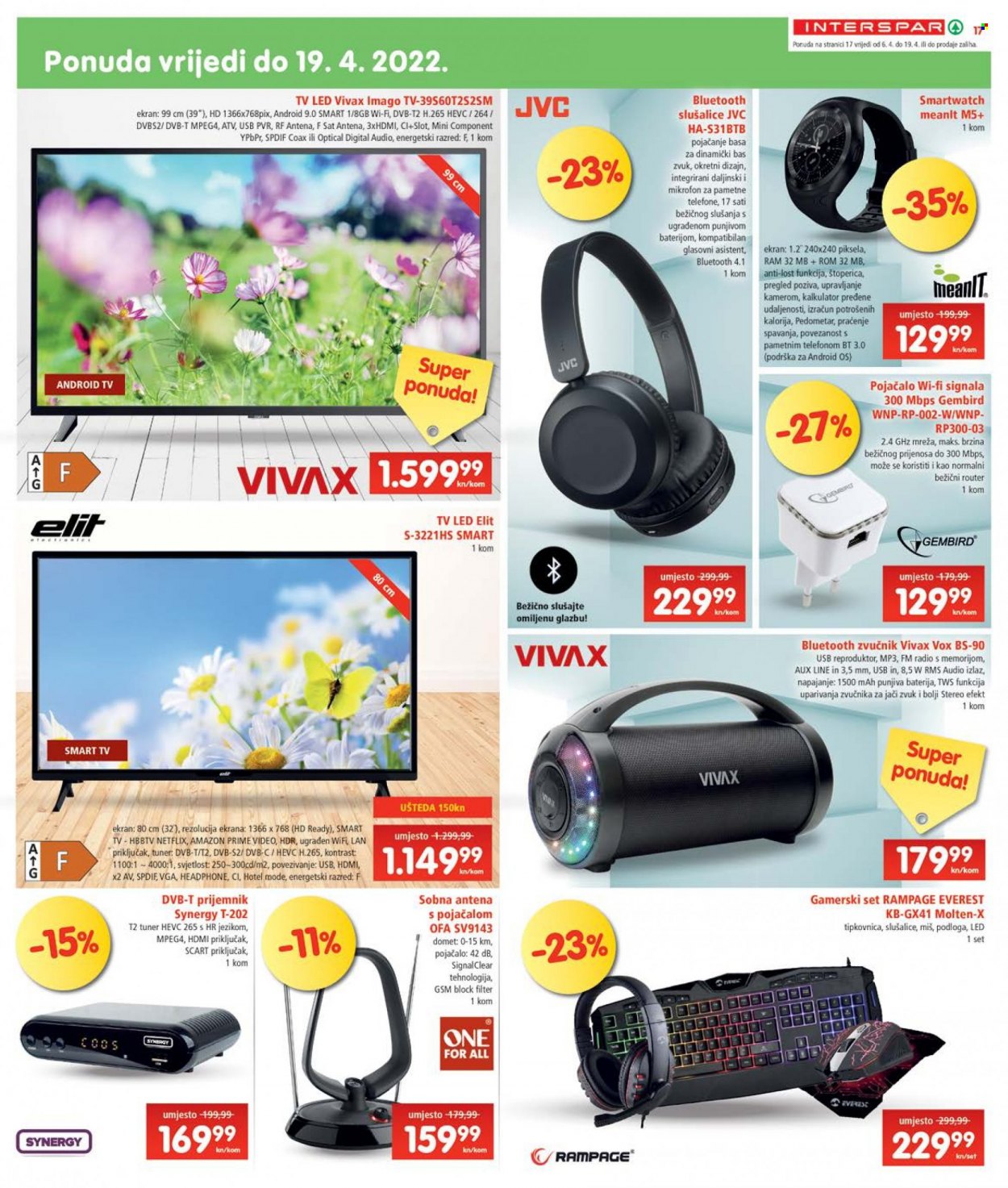 INTERSPAR katalog - 06.04.2022. - 12.04.2022. Stranica 17
