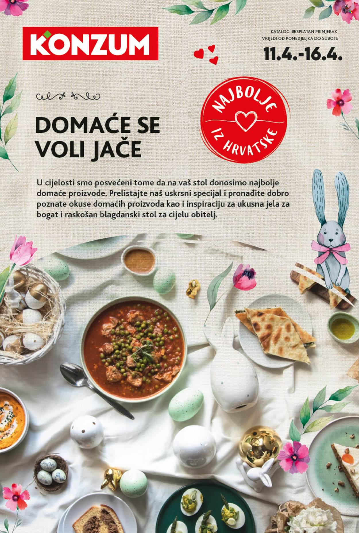 Konzum katalog - 11.04.2022. - 16.04.2022. Stranica 1
