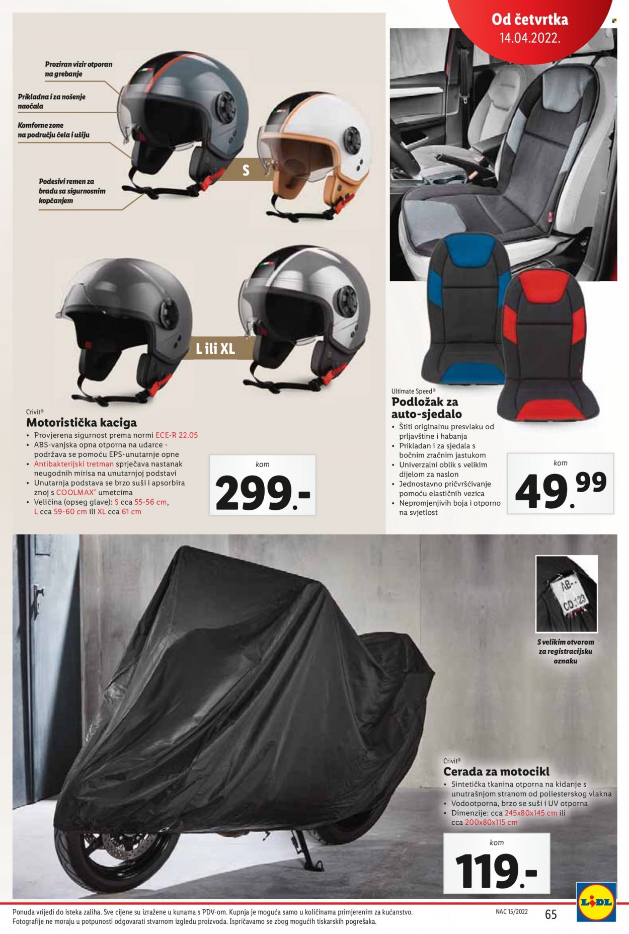 Lidl katalog - 11.04.2022. - 16.04.2022. Stranica 65