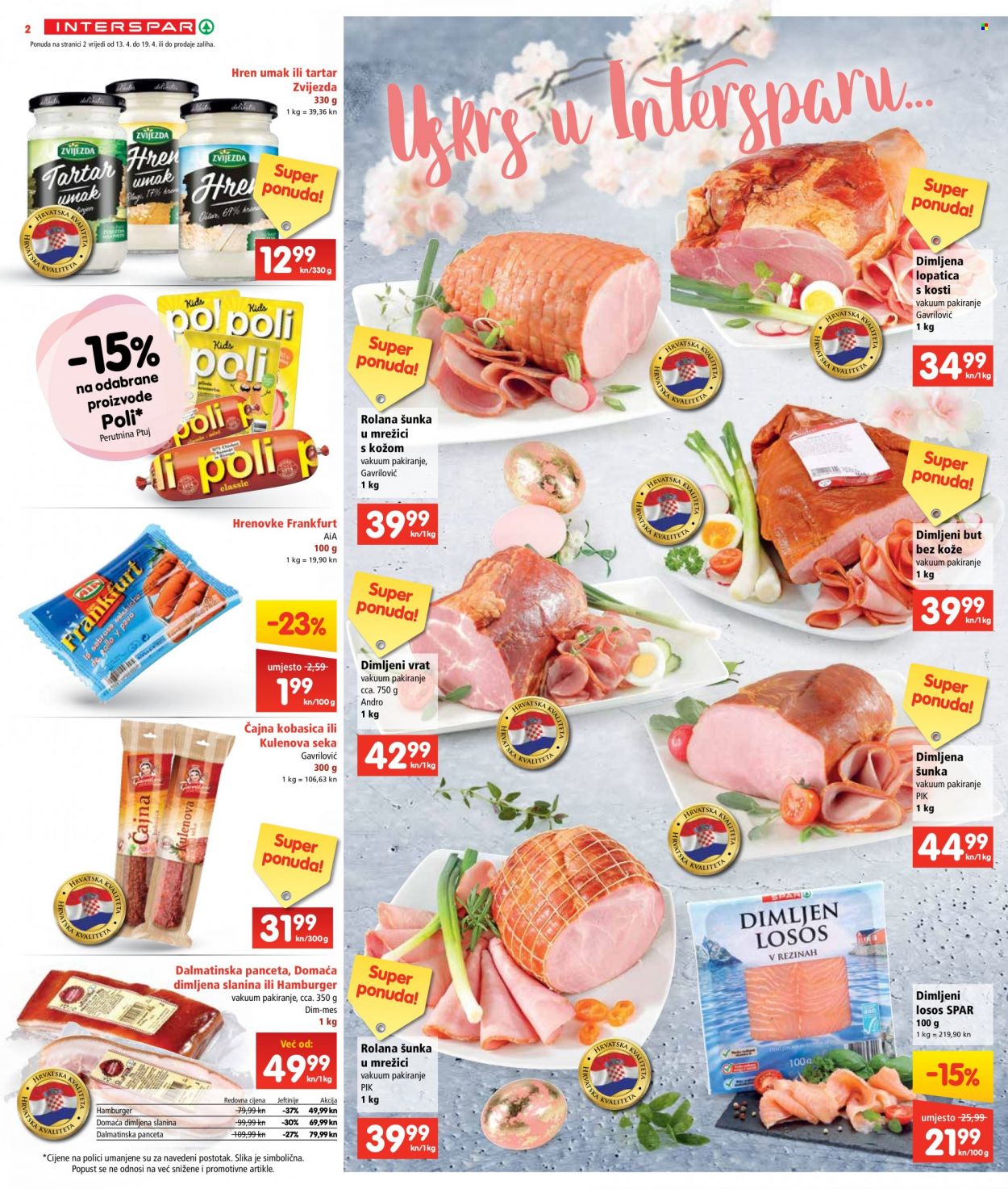 INTERSPAR katalog - 13.04.2022. - 19.04.2022. Stranica 2