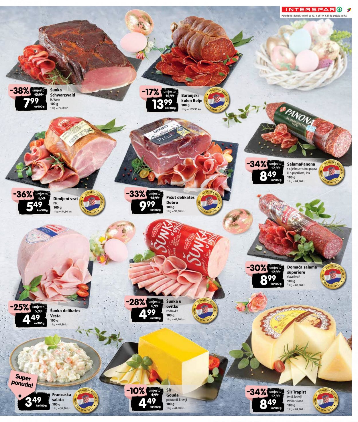 INTERSPAR katalog - 13.04.2022. - 19.04.2022. Stranica 3