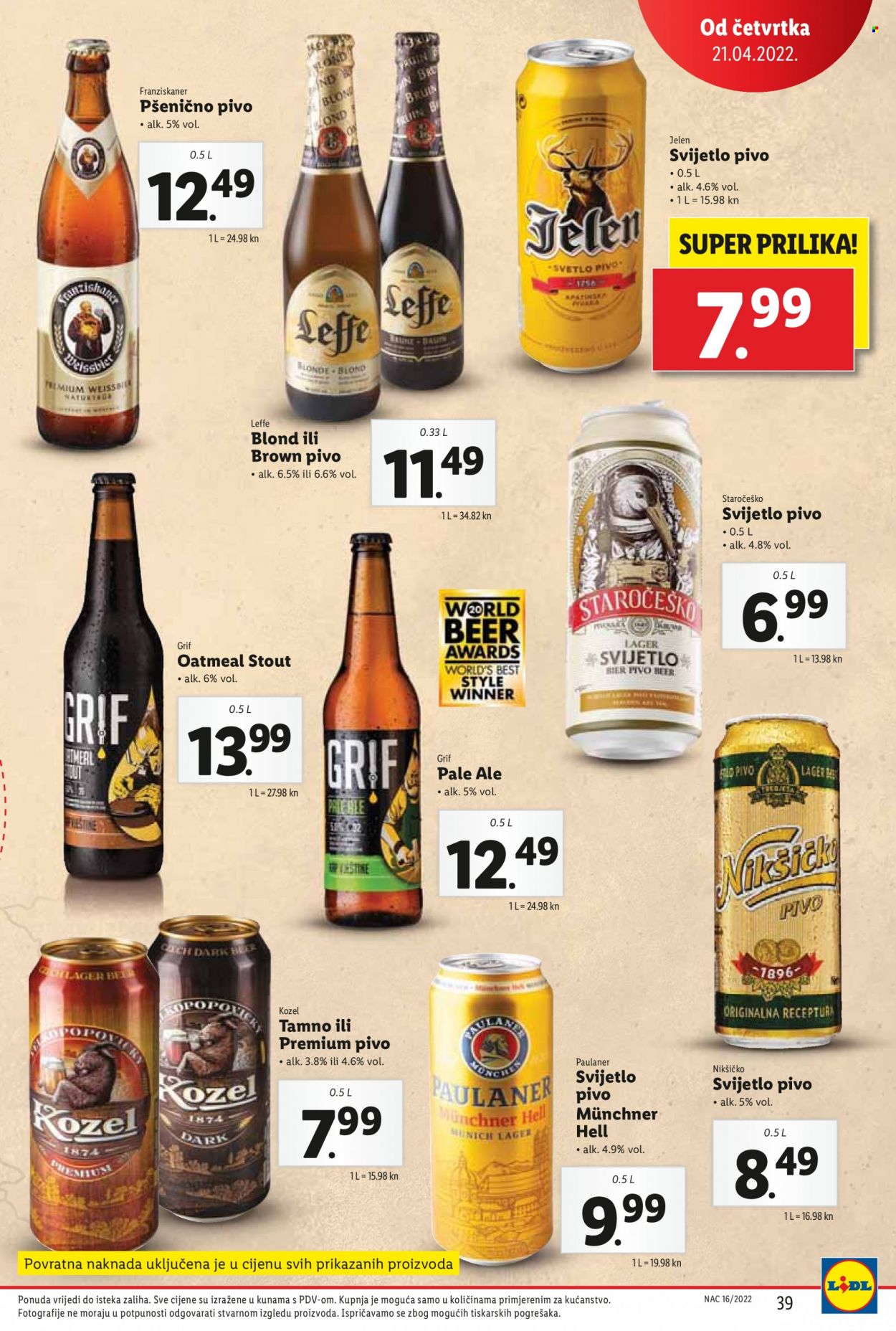 Lidl katalog - 19.04.2022. - 24.04.2022. Stranica 39