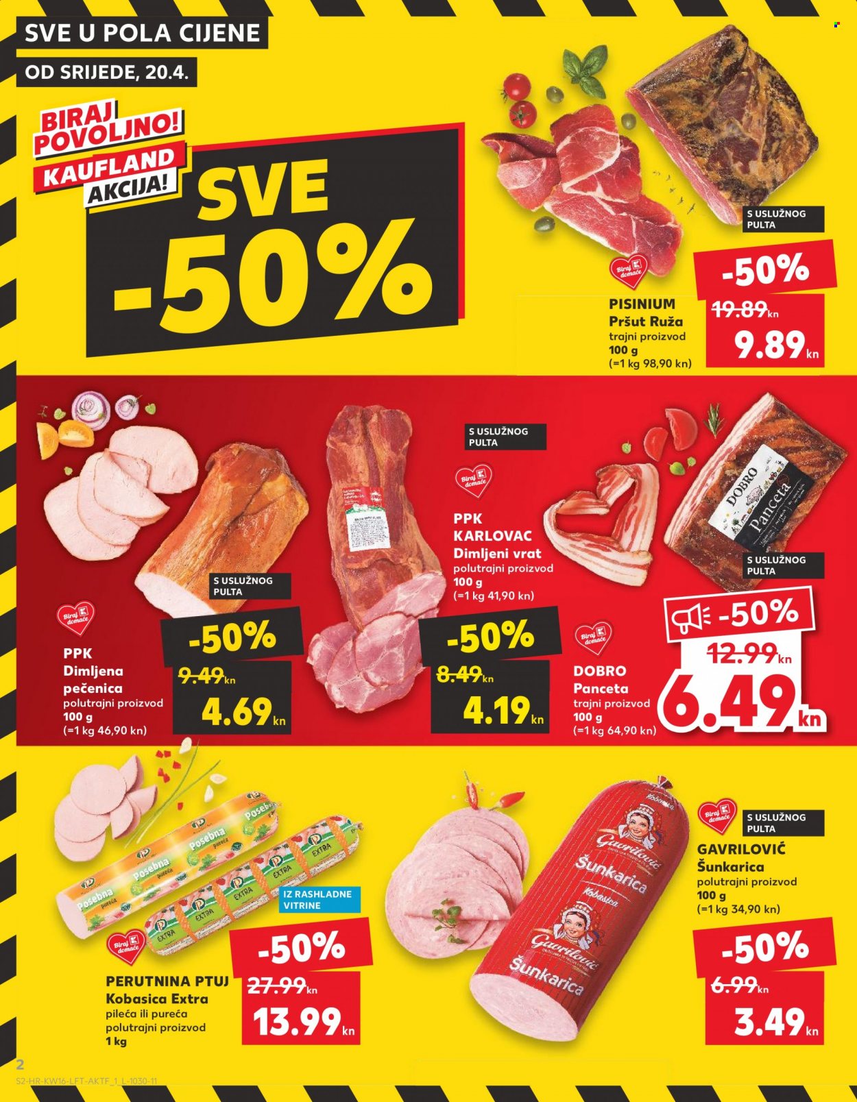 Kaufland katalog - 20.04.2022. - 26.04.2022. Stranica 2
