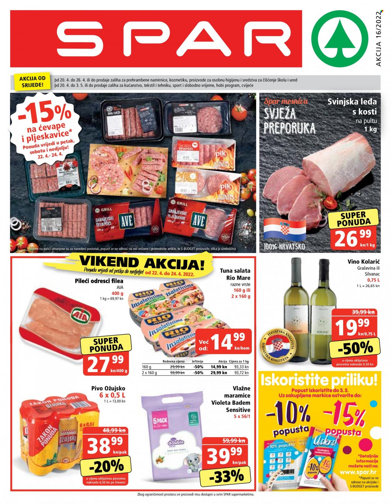 SPAR katalog - 20.04.2022. - 26.04.2022. Stranica 1