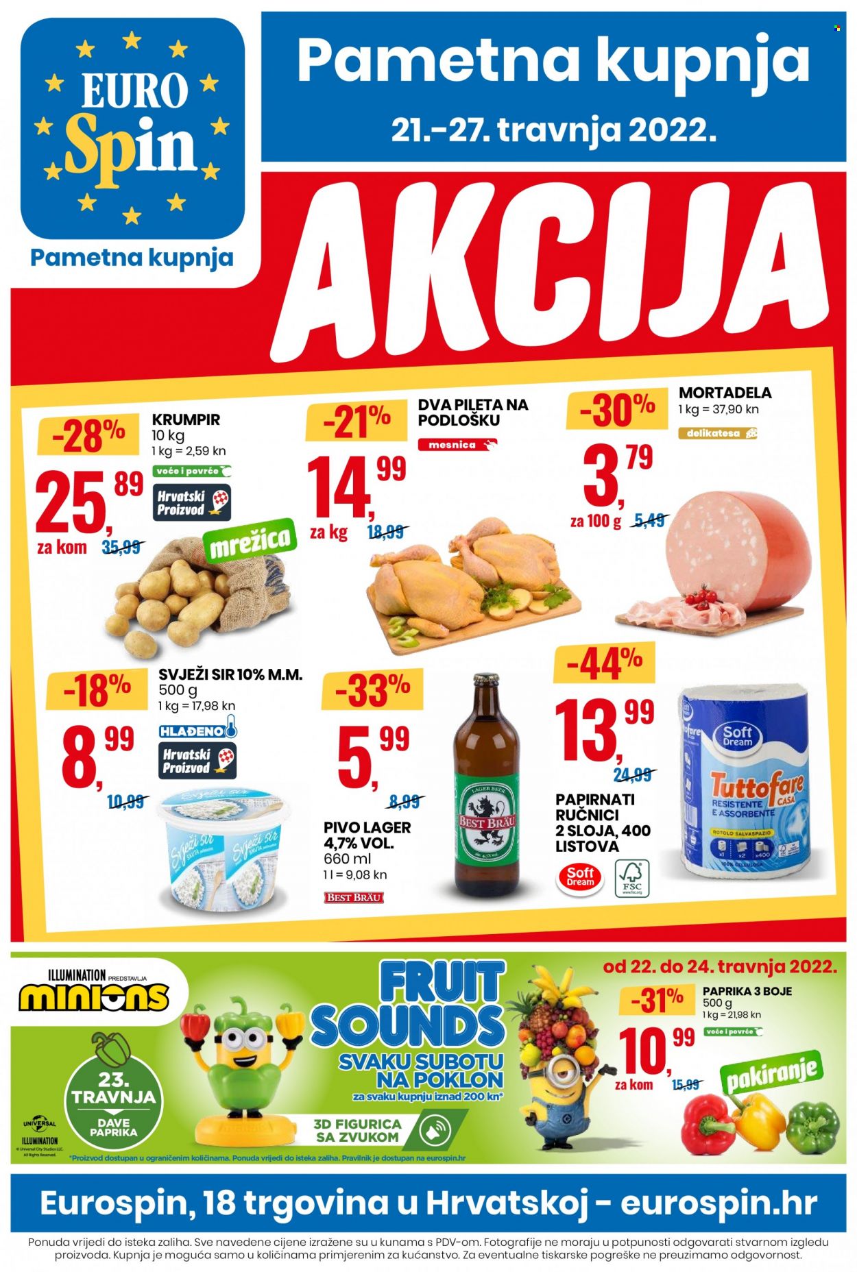 Eurospin katalog - 21.04.2022. - 27.04.2022. Stranica 1