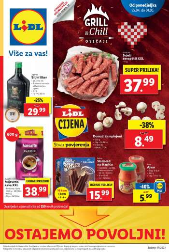 Lidl katalog - 25.04.2022. - 01.05.2022.