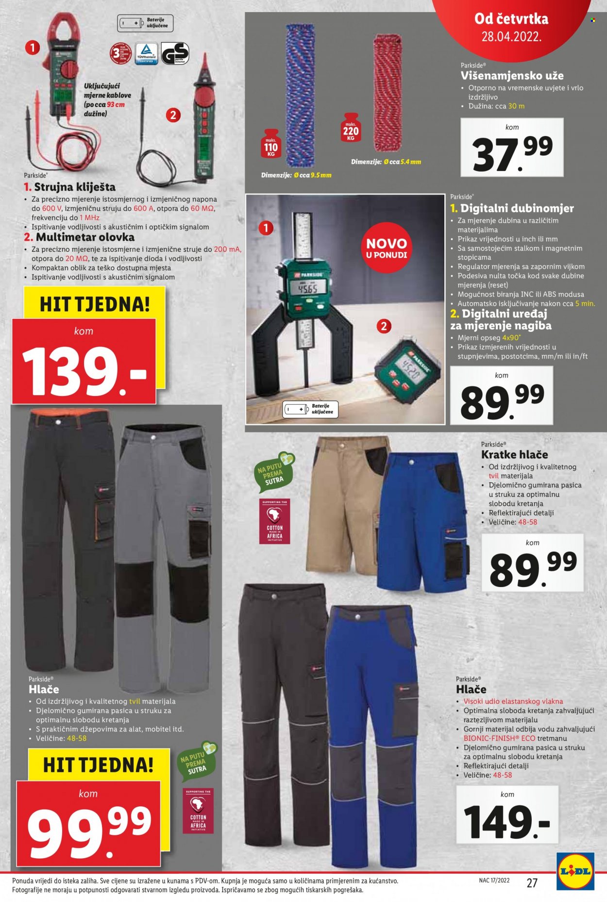 Lidl katalog - 25.04.2022. - 01.05.2022. Stranica 27