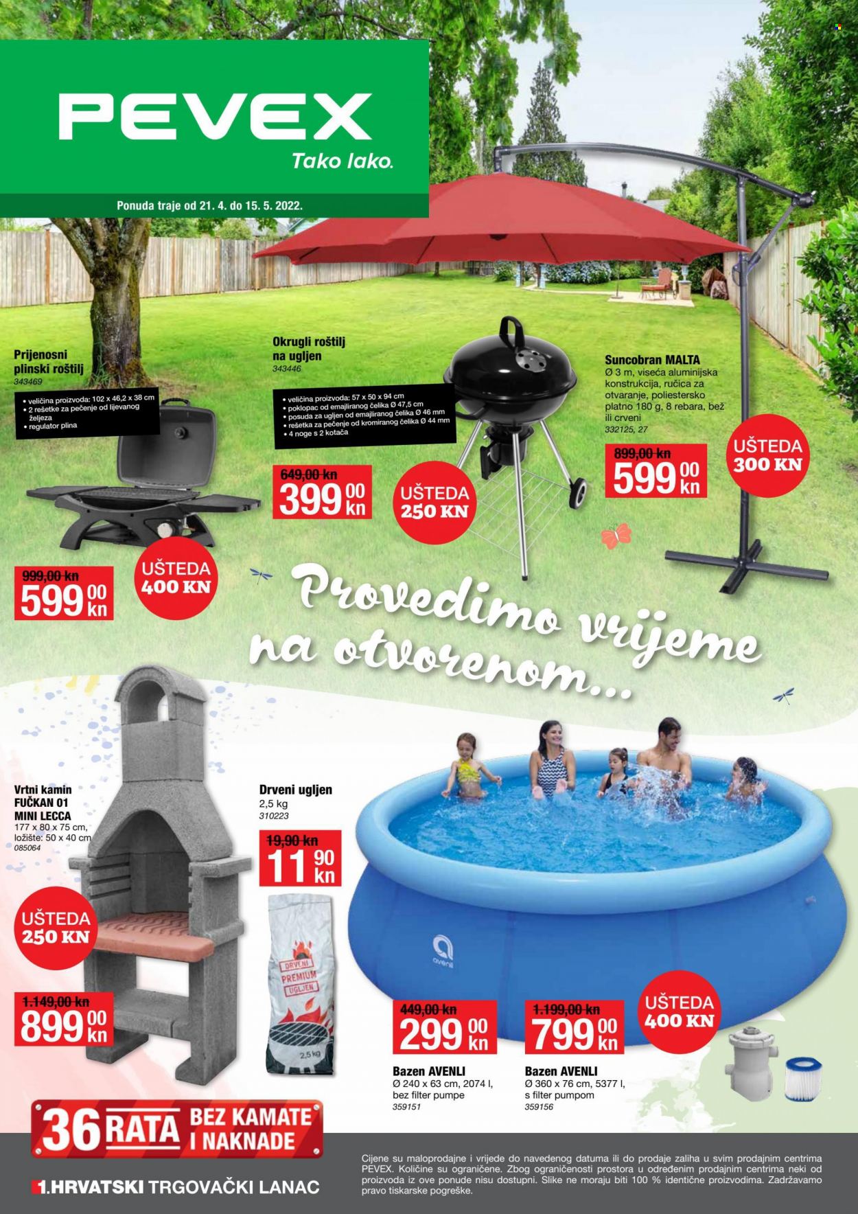 Pevex katalog - 21.04.2022. - 15.05.2022. Stranica 1