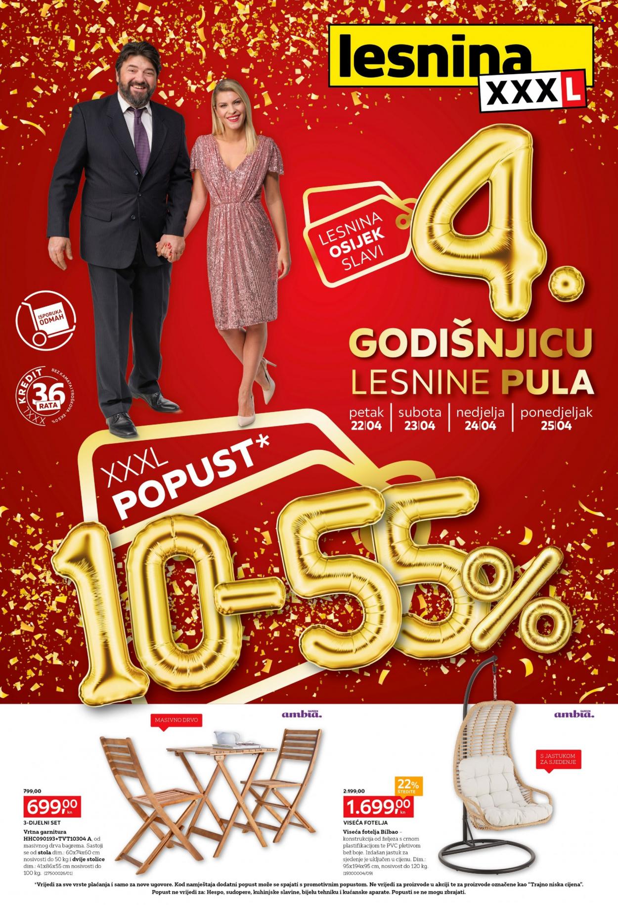 Lesnina katalog - 22.04.2022. - 25.04.2022. Stranica 1