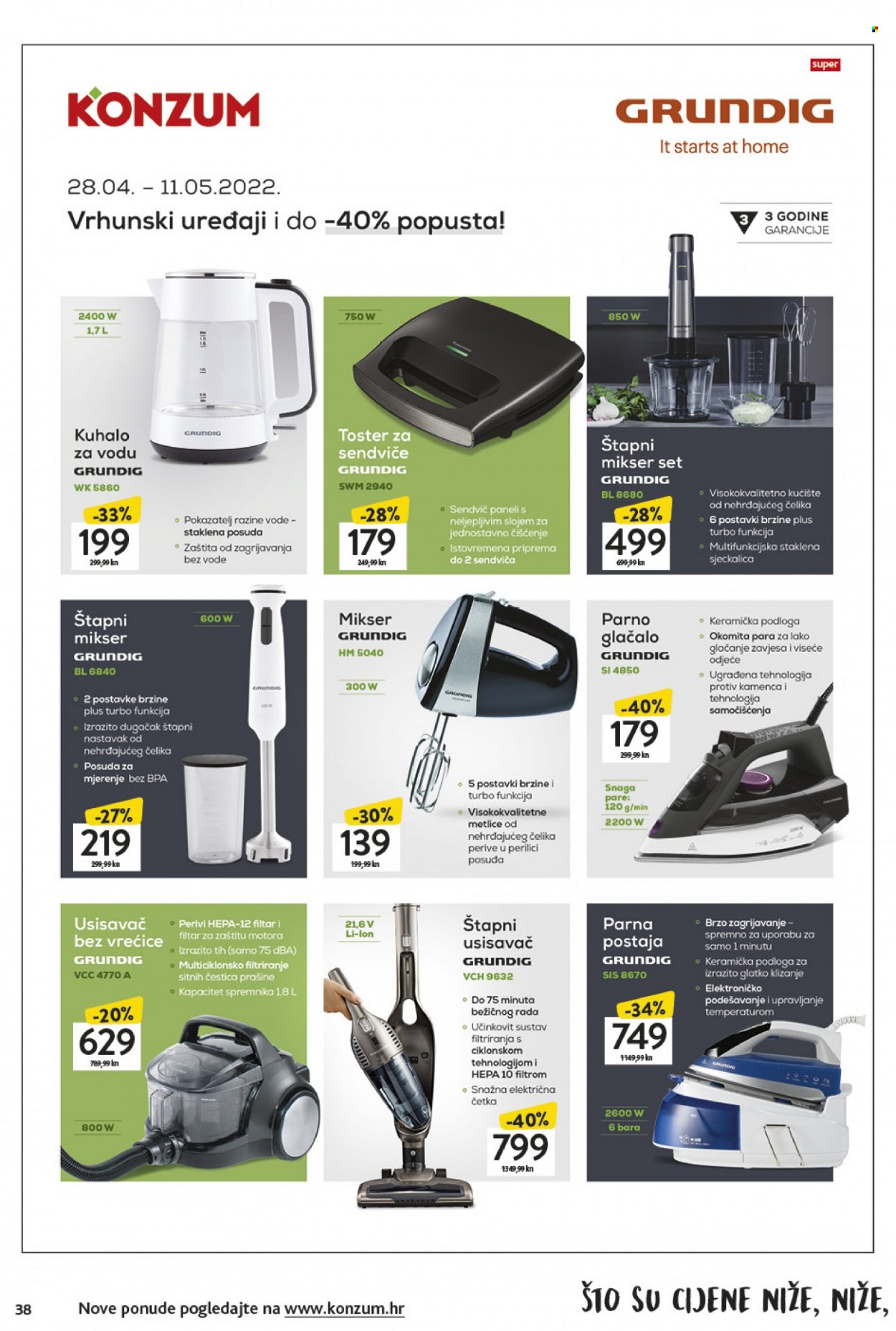 Konzum katalog - 28.04.2022. - 04.05.2022. Stranica 38