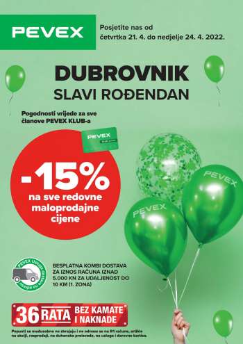 Pevex katalog - 21.04.2022. - 24.04.2022.