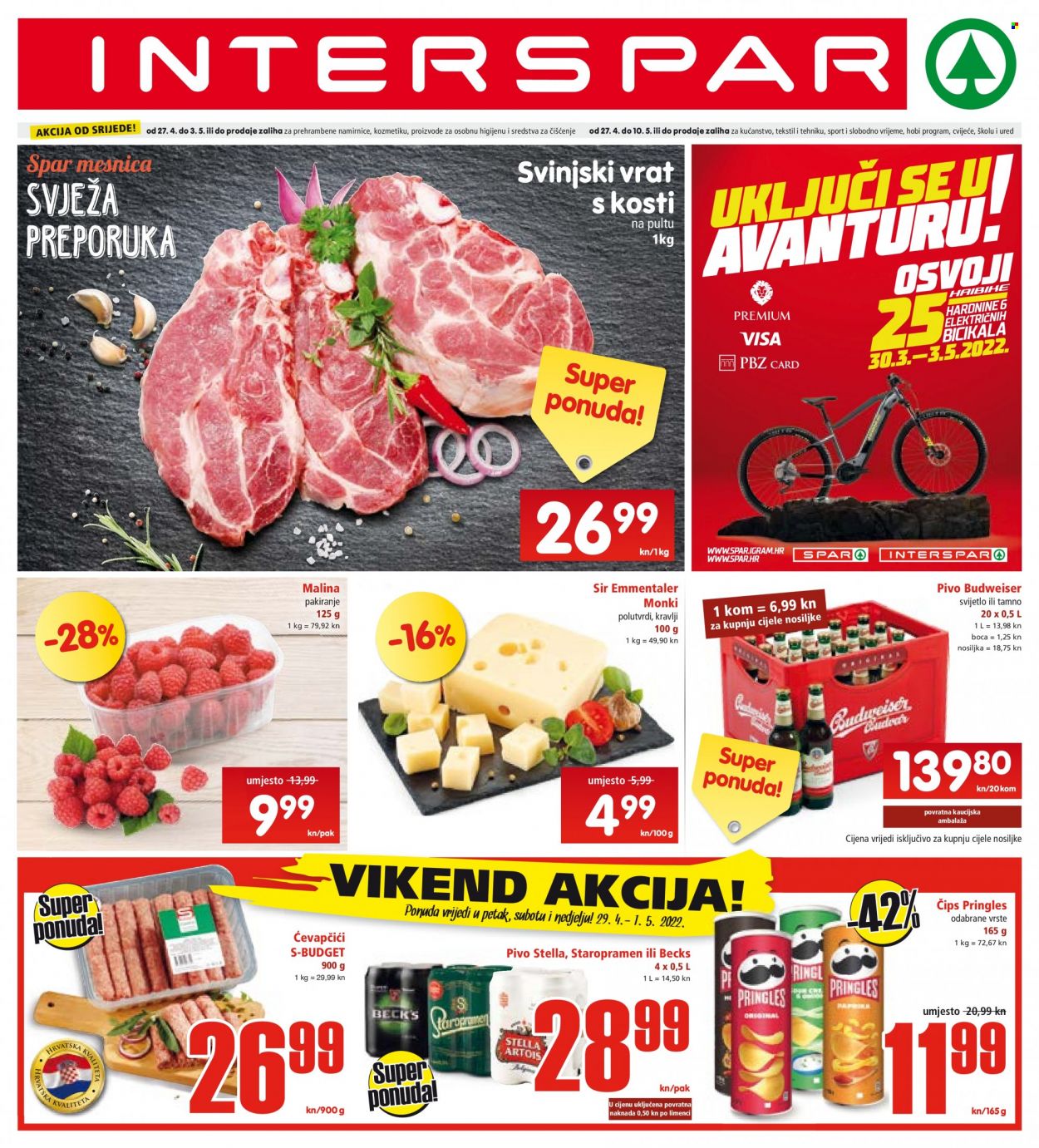 INTERSPAR katalog - 27.04.2022. - 03.05.2022. Stranica 1