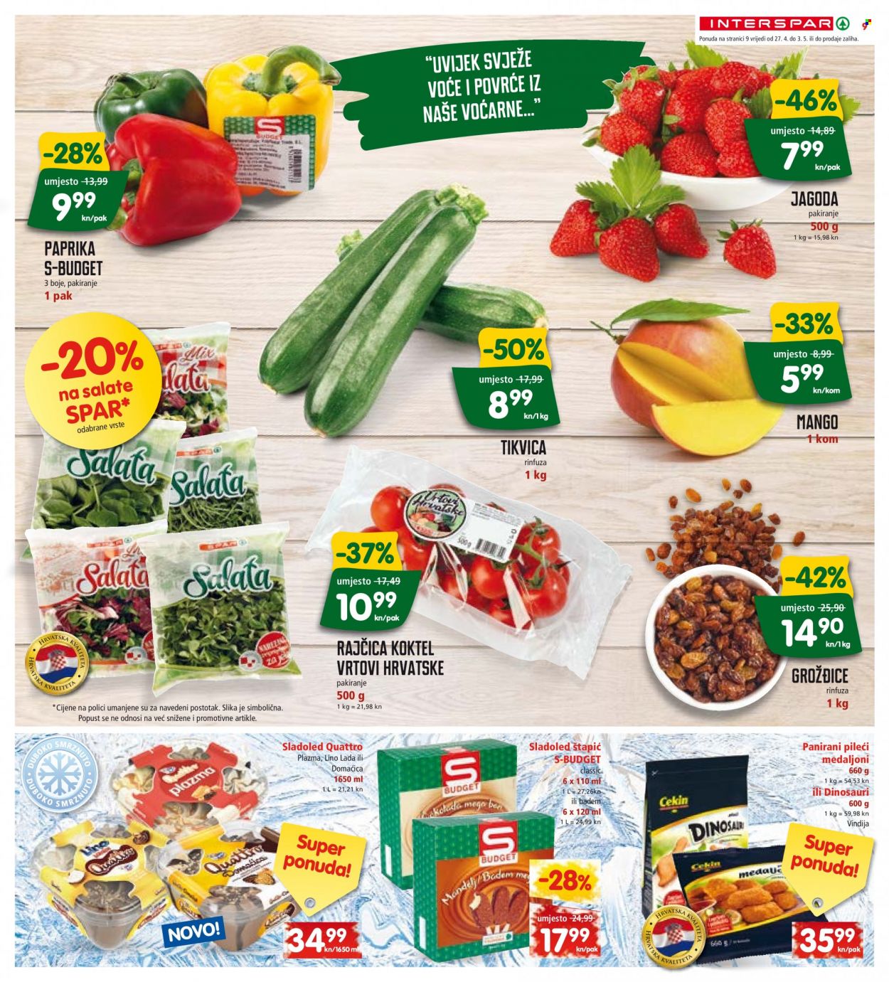 INTERSPAR katalog - 27.04.2022. - 03.05.2022. Stranica 9