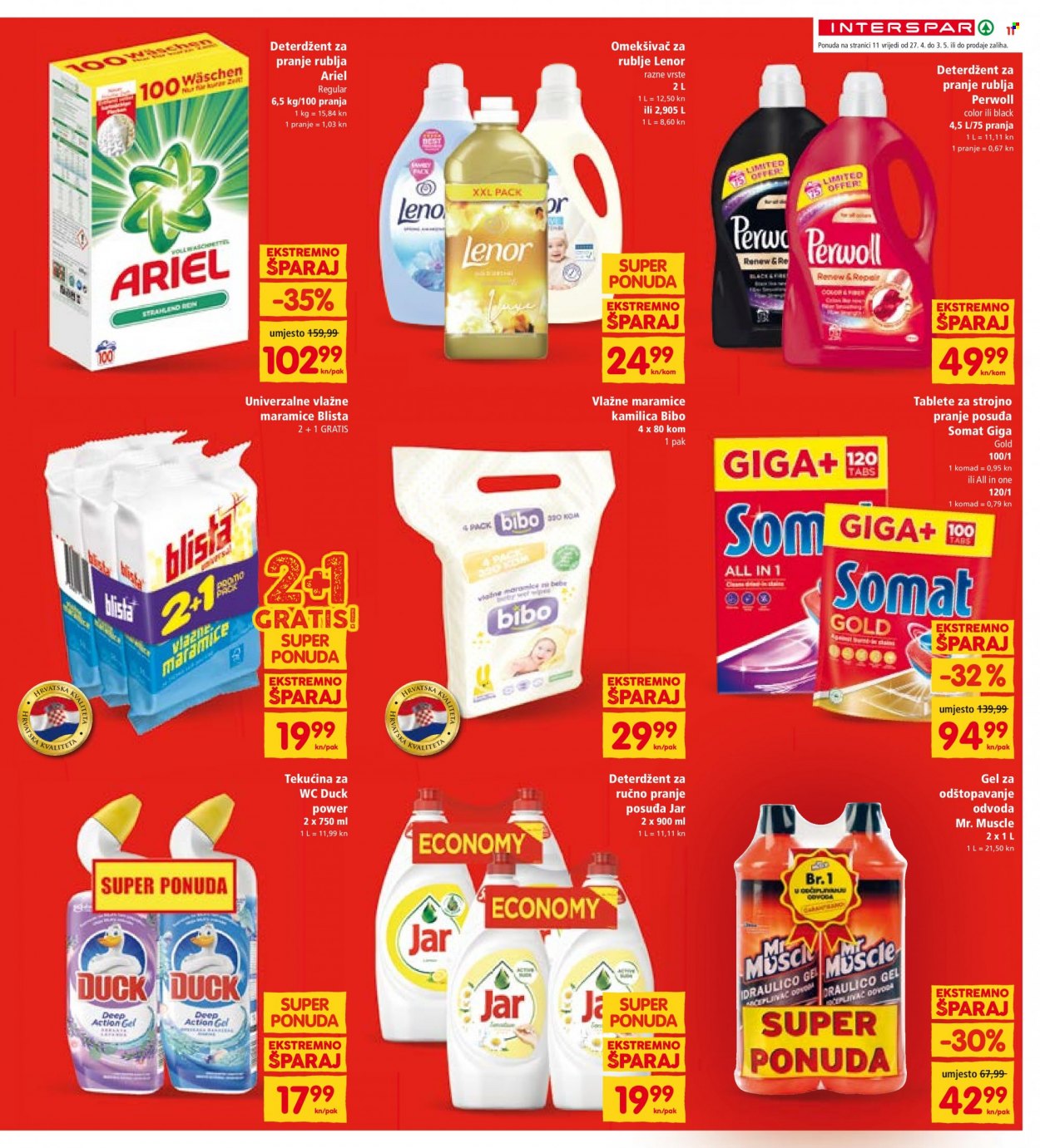 INTERSPAR katalog - 27.04.2022. - 03.05.2022. Stranica 11