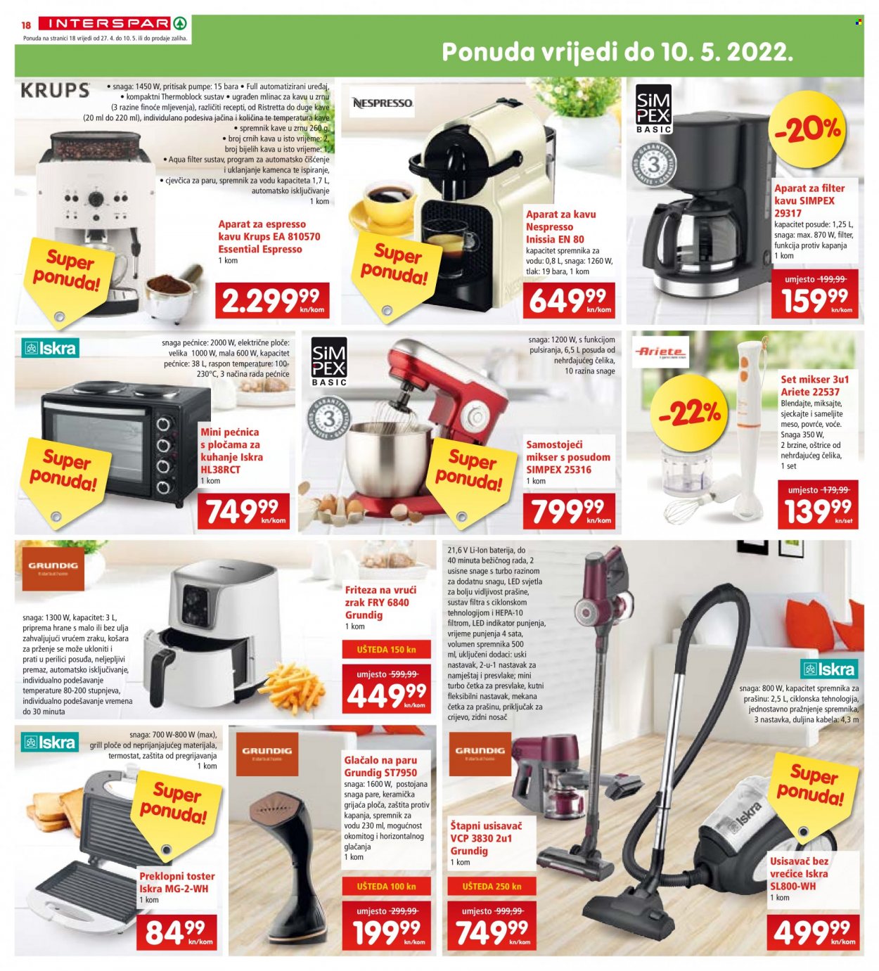 INTERSPAR katalog - 27.04.2022. - 03.05.2022. Stranica 18