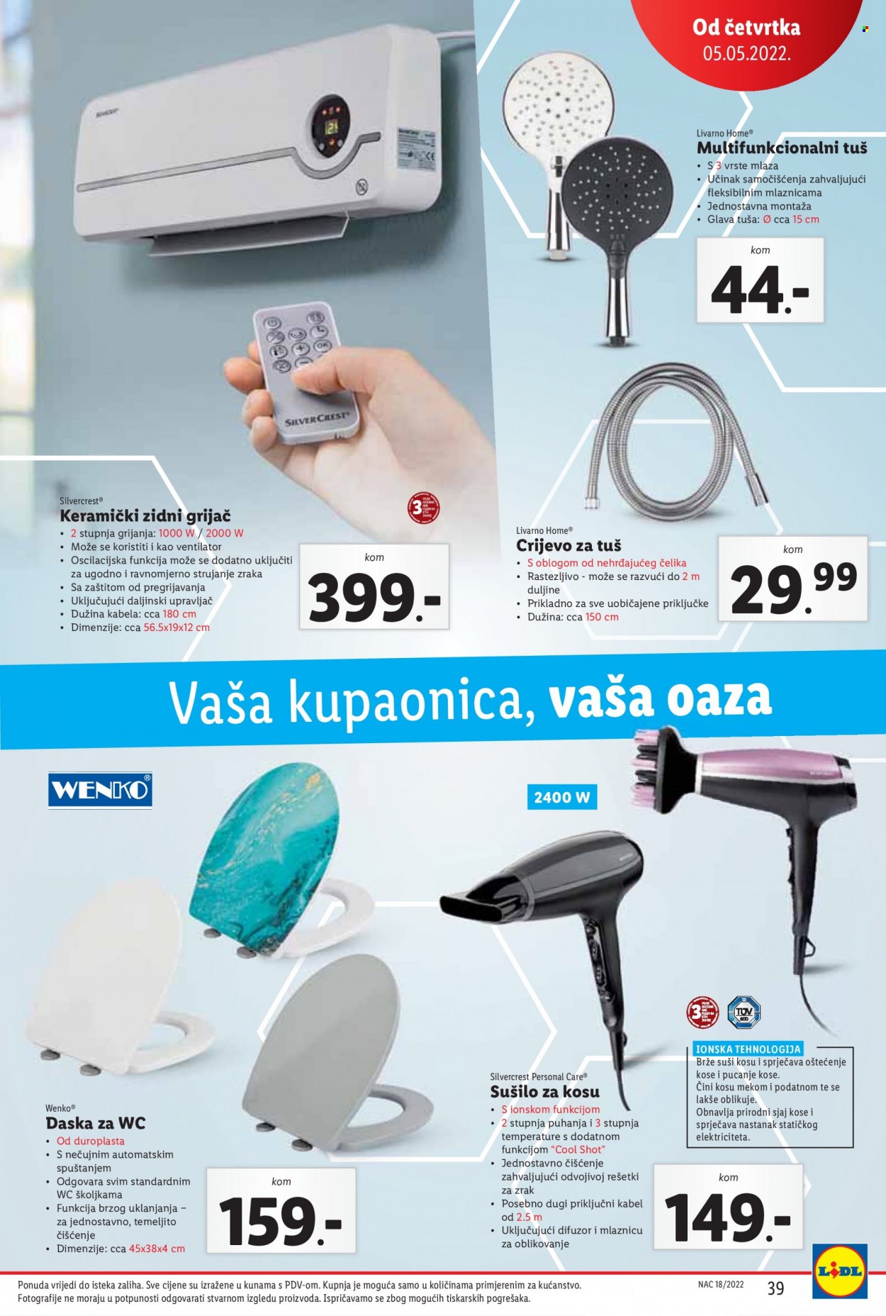 Lidl katalog - 02.05.2022. - 08.05.2022. Stranica 39