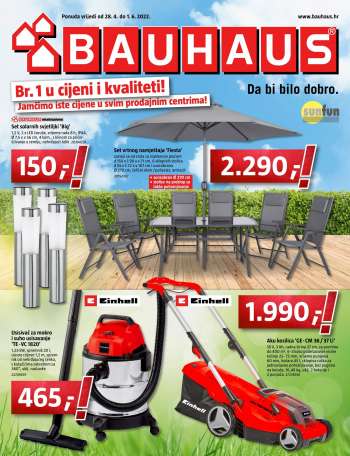 Bauhaus katalog - 28.04.2022. - 01.06.2022.