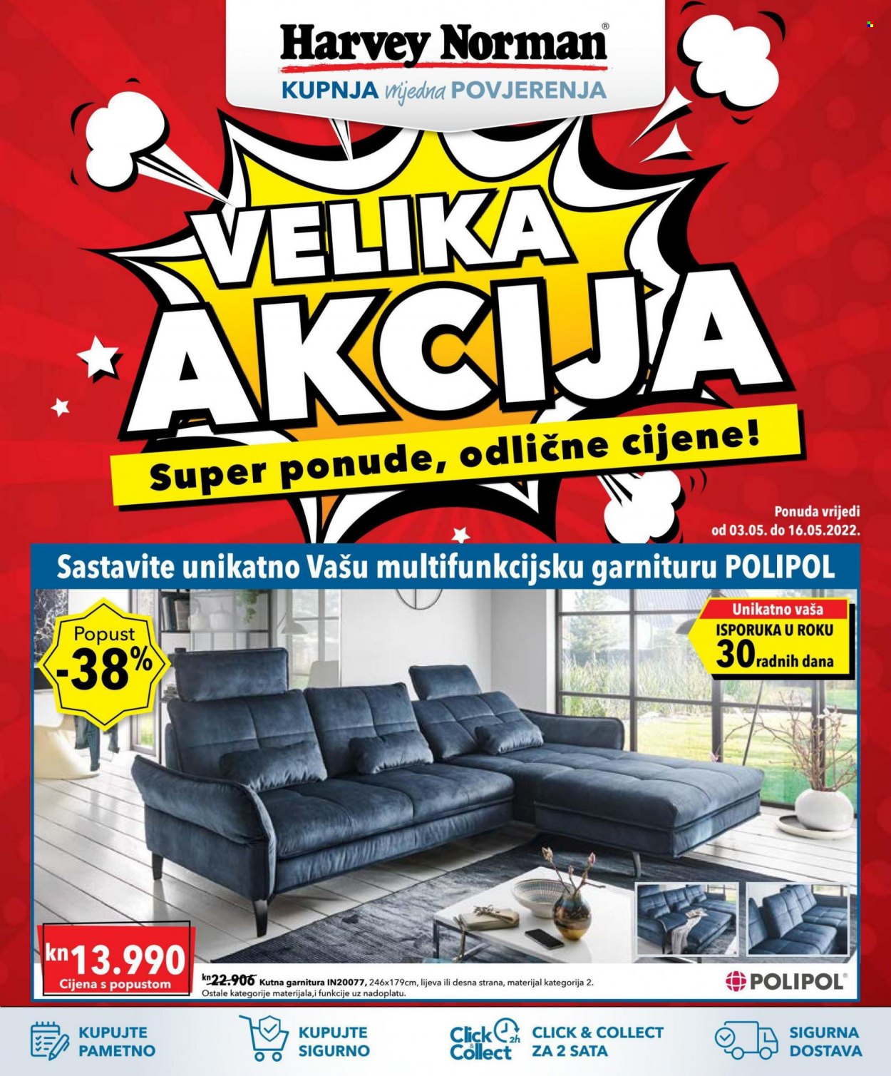 Harvey Norman katalog - 03.05.2022. - 16.05.2022. Stranica 1