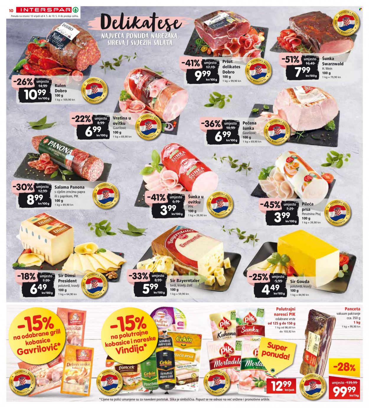 INTERSPAR katalog - 04.05.2022. - 10.05.2022. Stranica 10
