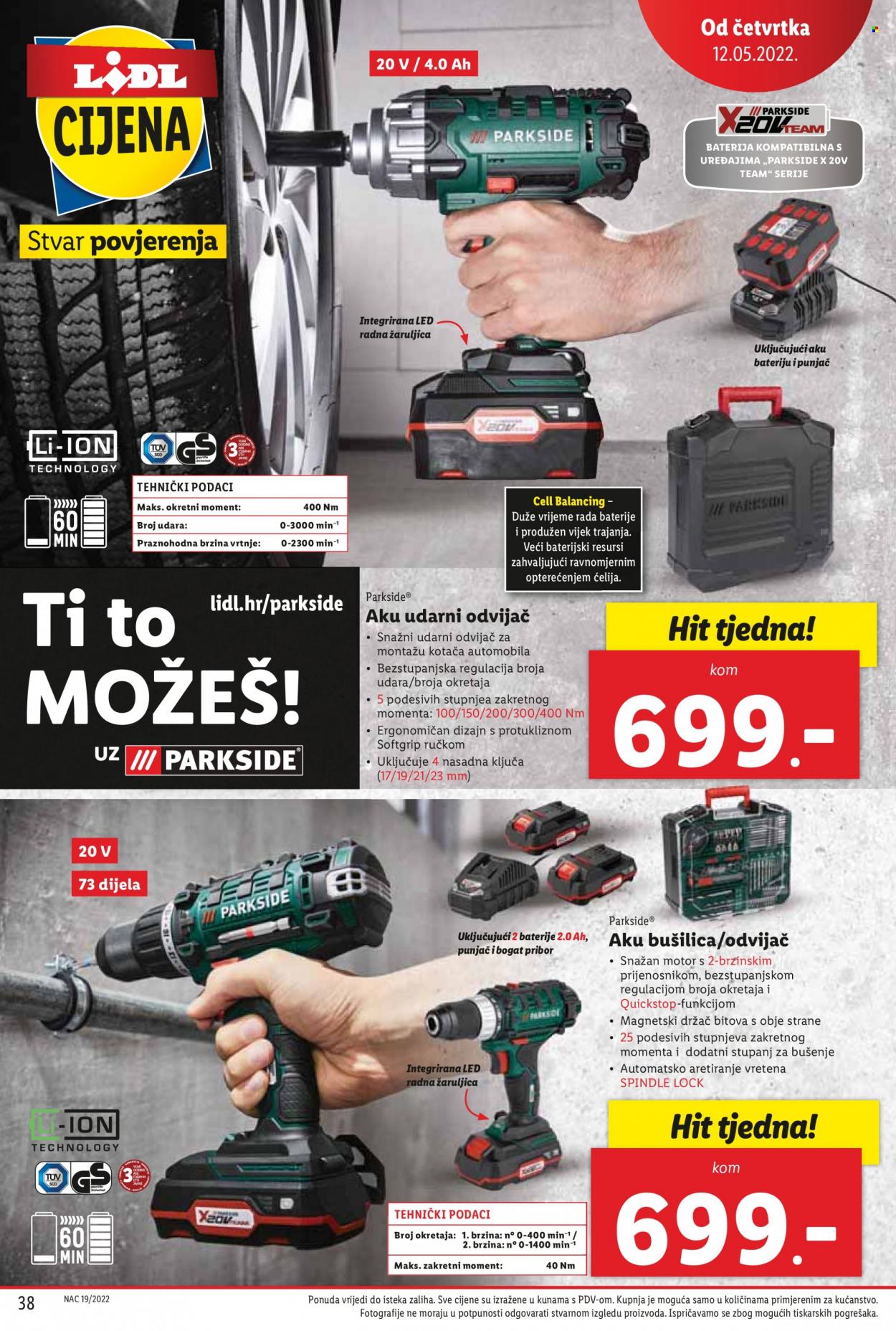 Lidl katalog - 09.05.2022. - 15.05.2022. Stranica 38