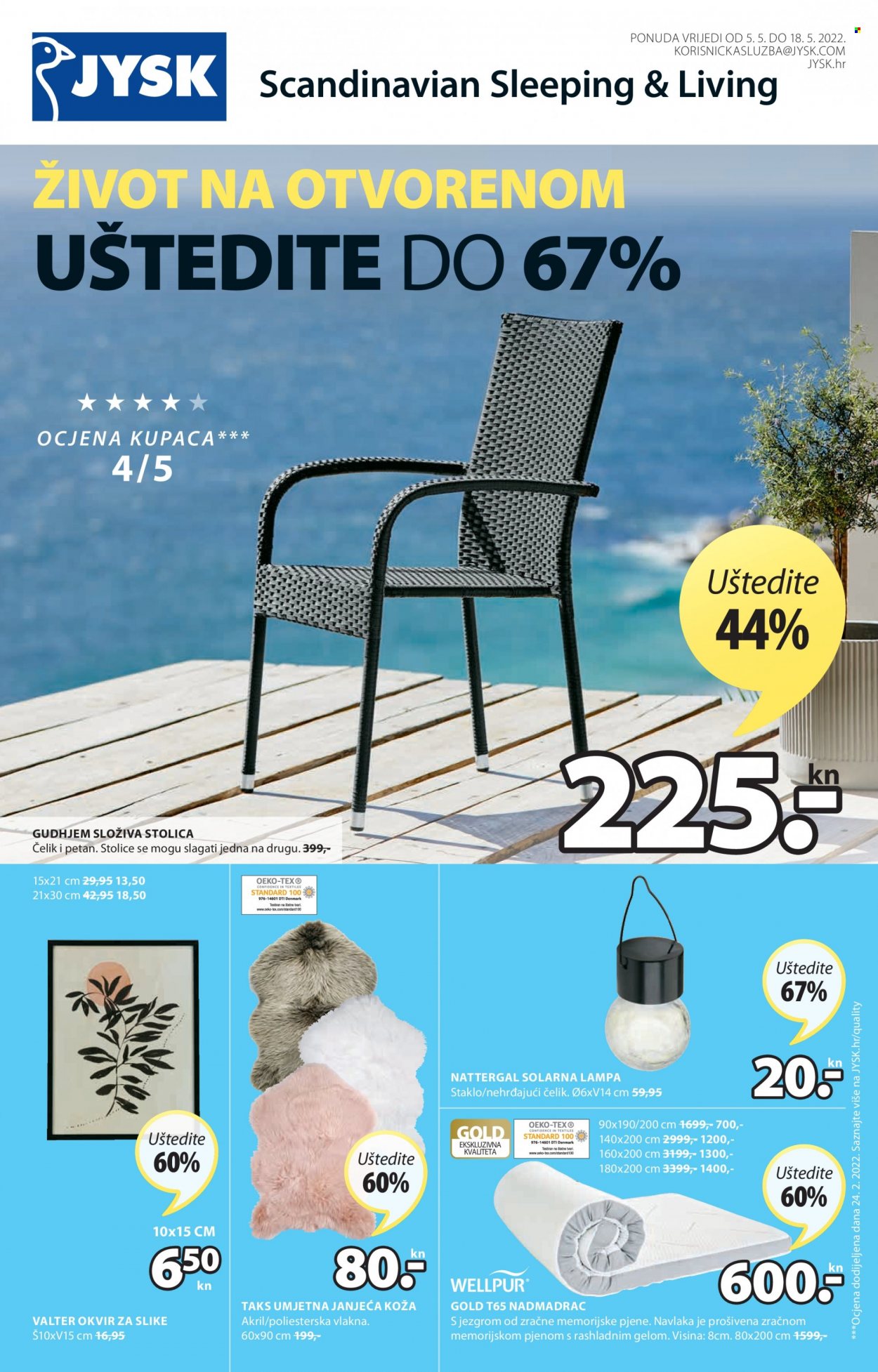 JYSK katalog - 05.05.2022. - 18.05.2022. Stranica 1