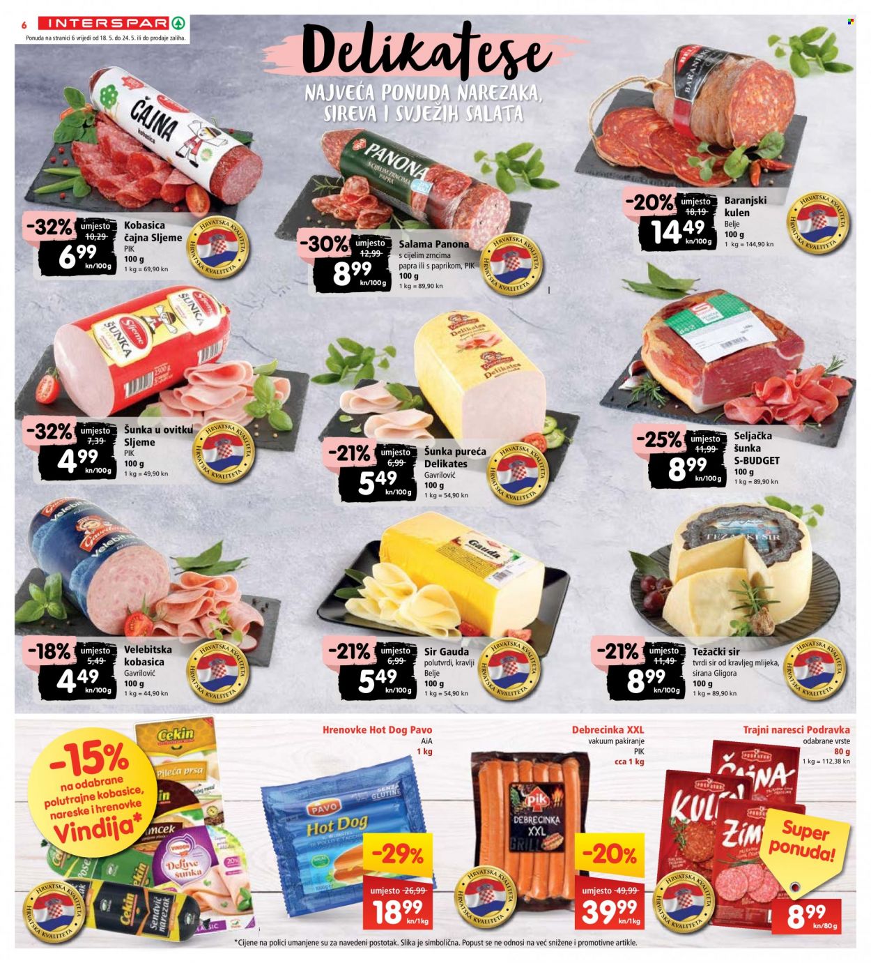 INTERSPAR katalog - 18.05.2022. - 24.05.2022. Stranica 6