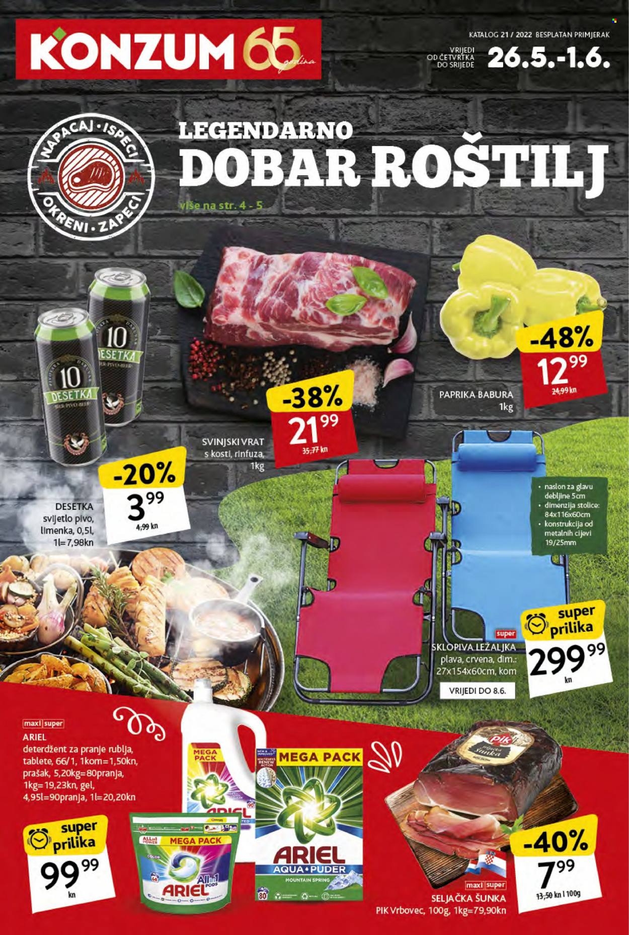 Konzum katalog - 26.05.2022. - 01.06.2022. Stranica 1
