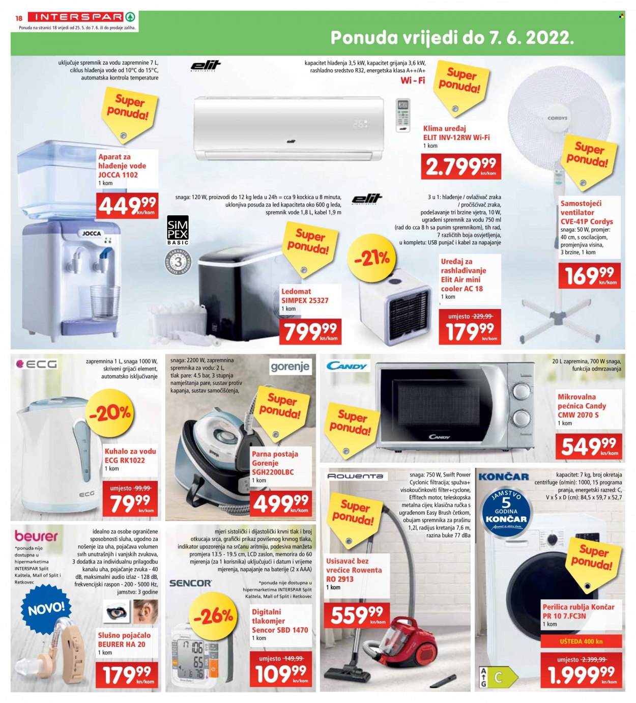 INTERSPAR katalog - 25.05.2022. - 31.05.2022. Stranica 18