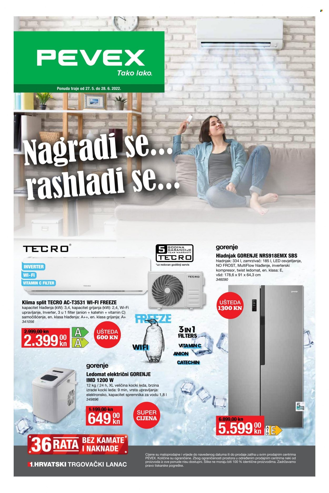 Pevex katalog - 27.05.2022. - 28.06.2022. Stranica 1